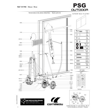 TABLE PSG OUTDOOR