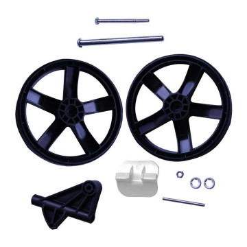 Ensemble roue double Ø200x32 Noire
