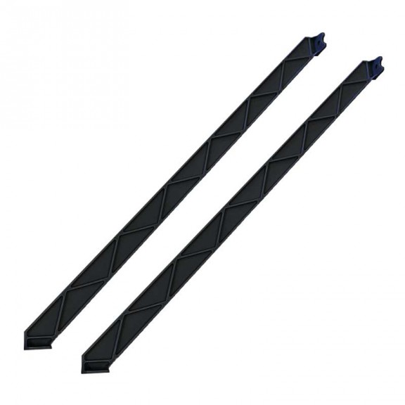 Lot de 2 Jambes de Force plastique Flanc Delta Gris