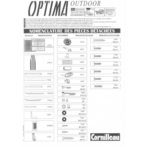 Table OPTIMA OUTDOOR