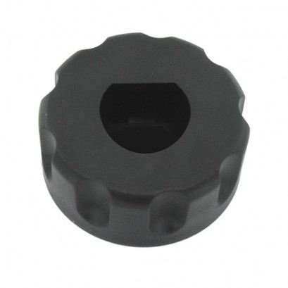 Foot pad 3/4 adjustable black