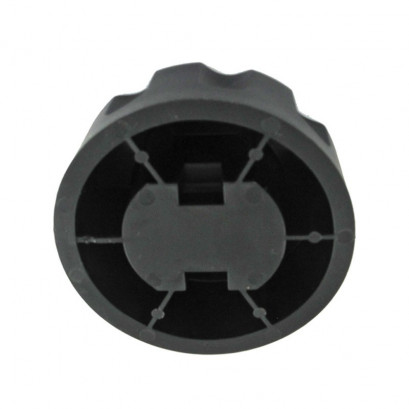 Foot pad 3/4 adjustable black